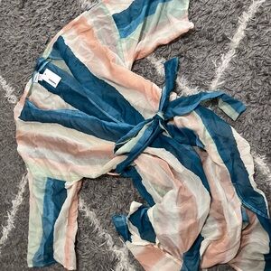 Colorful Striped Kimono